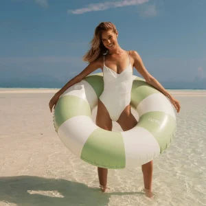 VINTAGE TUBE POOL FLOAT SAGE