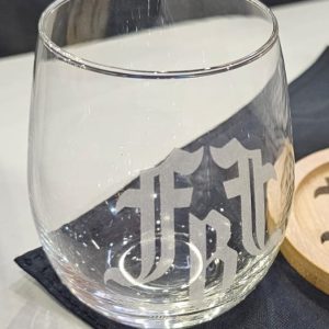 Verre gravé – Logo FBF
