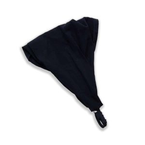 Bandeau fichu noir – réglable et évolutif