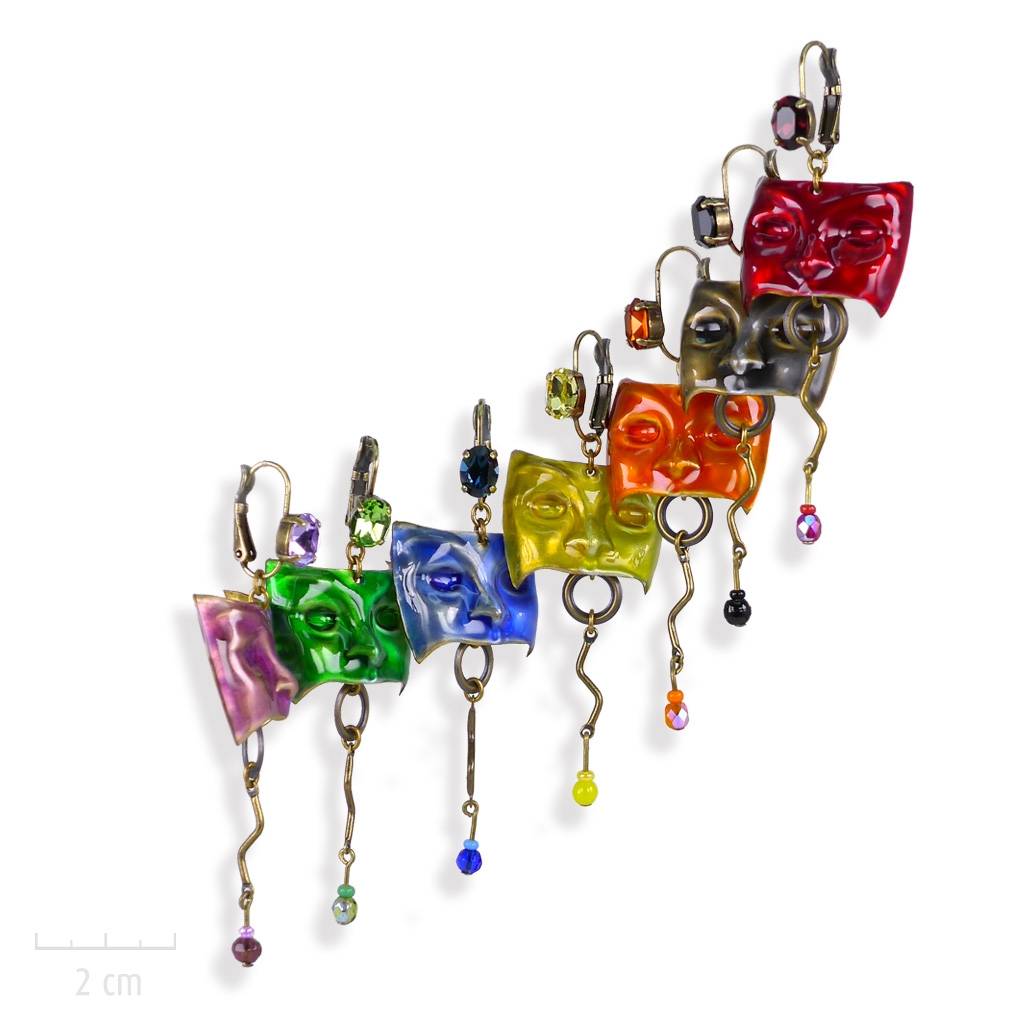 Boucle d’oreille Arlequin 7