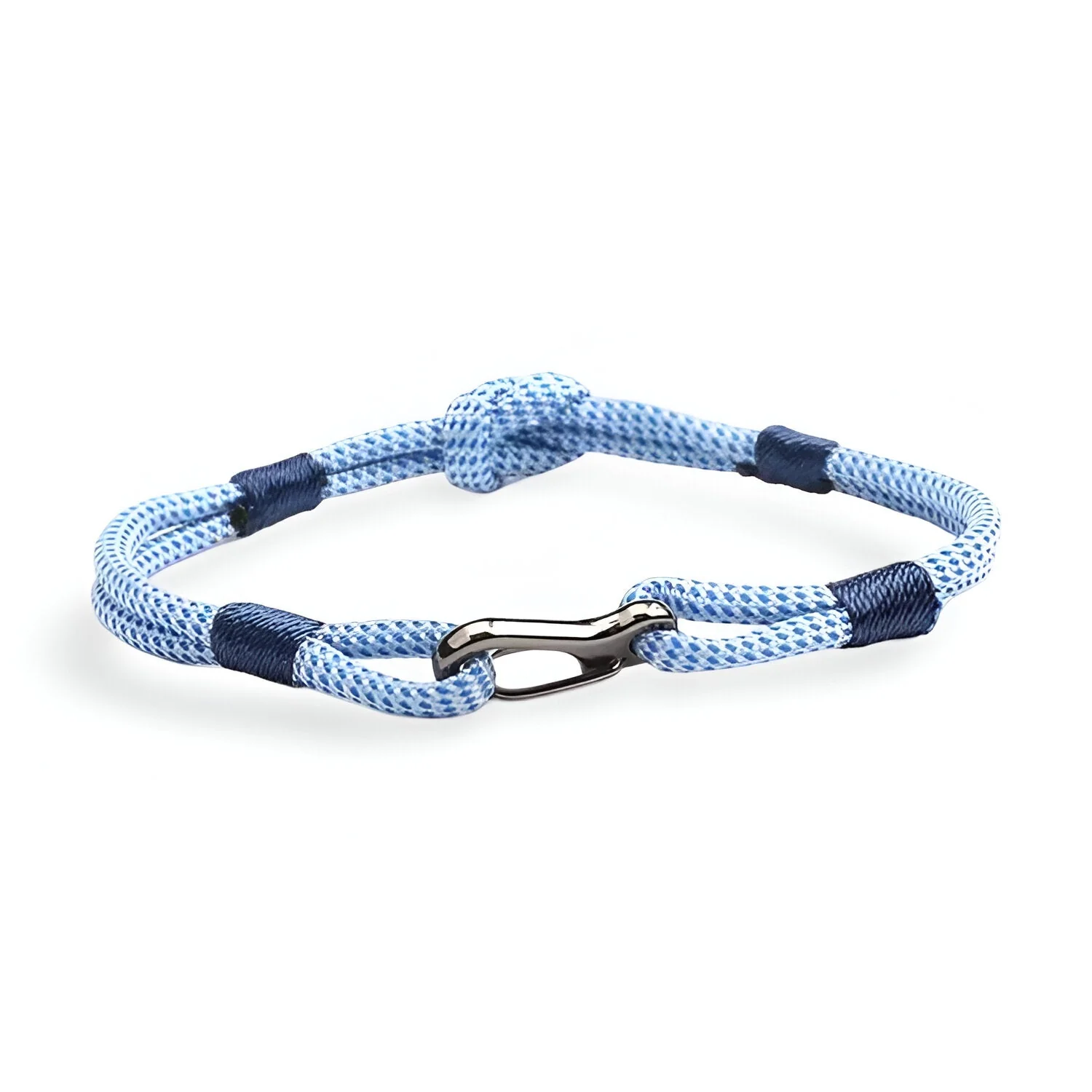 Bracelet cordon à nœud et à mousqueton, pour homme, modèle Parker – Image 5