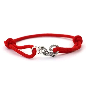Bracelet cordon coulissant, dragon, pour homme, modèle Elio