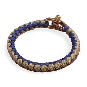 Bracelet cordon mousqueton, en paracorde, modèle Jasmin