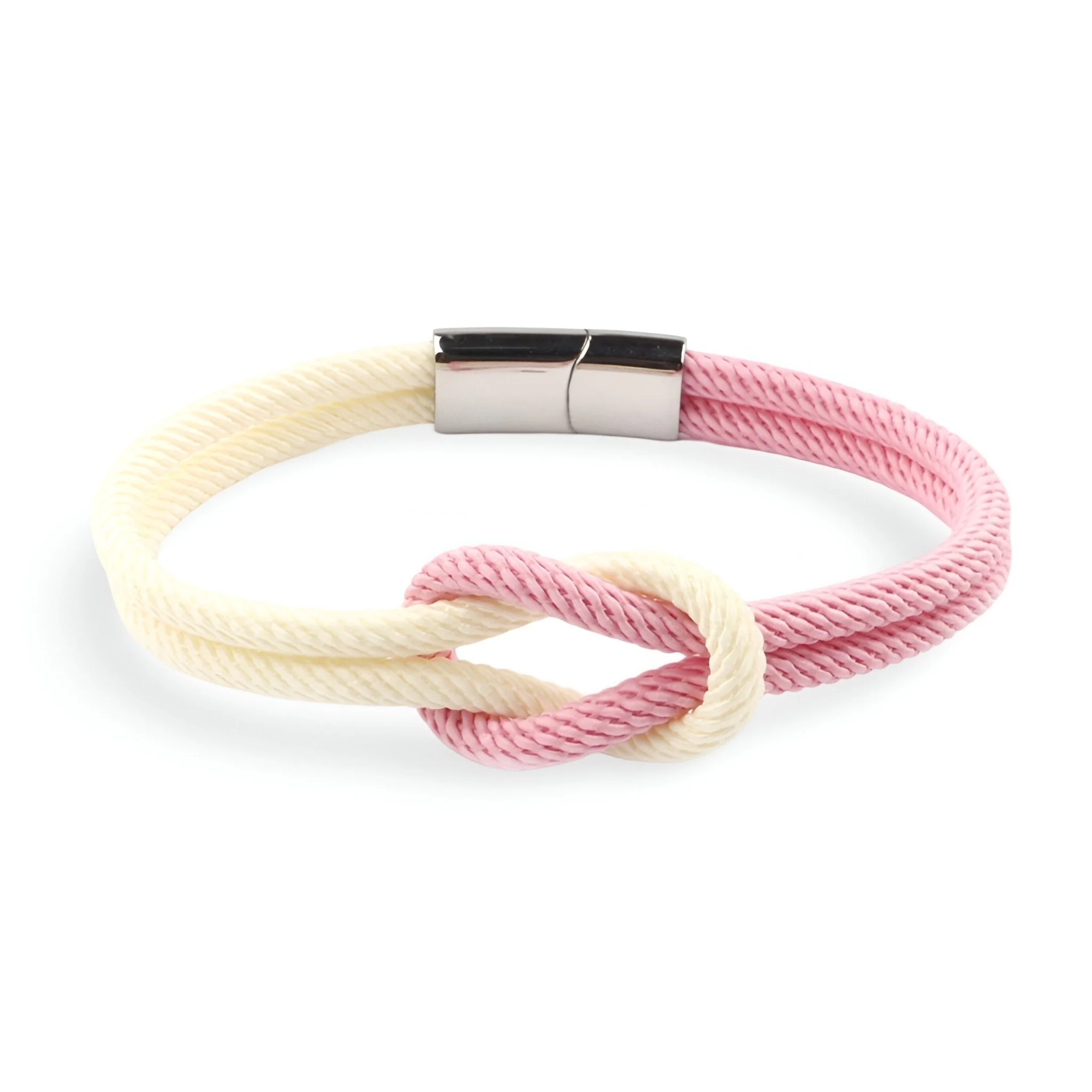 Bracelet cordon, noeud, bi-colore, modèle Louan – Image 9