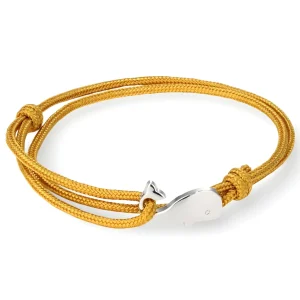 Bracelet cordon pour homme, baleine, modèle Léonard