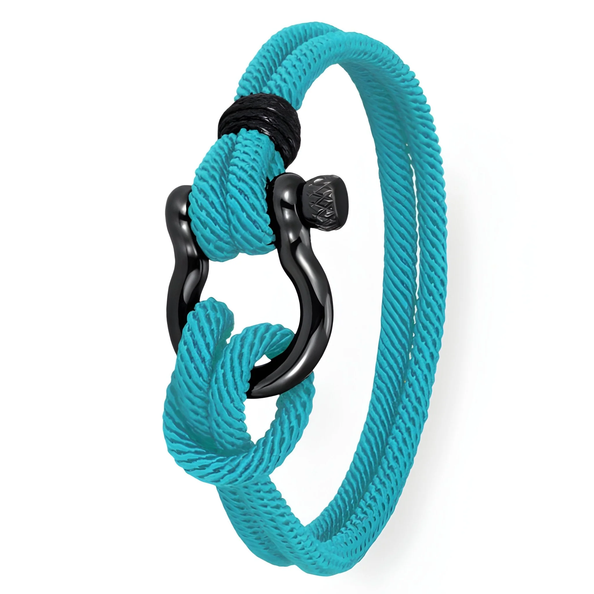 Bracelet cordon pour homme, mousqueton, modèle Nico – Image 5