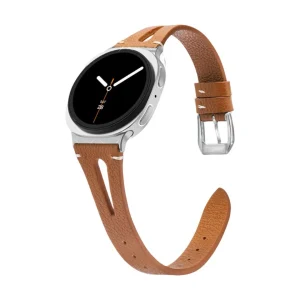 Bracelet cuir souple Galaxy Watch 8 et Ultra 47mm, design moderne, confort au quotidien, fermeture boucle classique, modèle Valérie