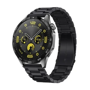 Bracelet de montre connectée, à maillons, en acier inoxydable pour Samsung Galaxy Watch, modèle Nirzo