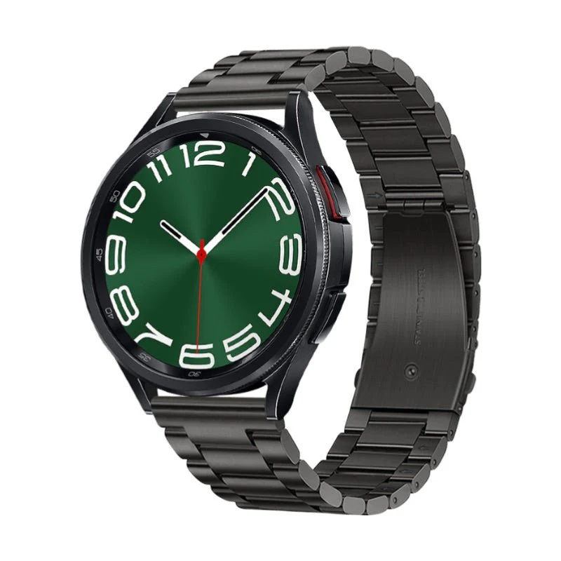 Bracelet de montre connectée, à maillons, en acier inoxydable pour Samsung Galaxy Watch, modèle Nirzo – Image 9