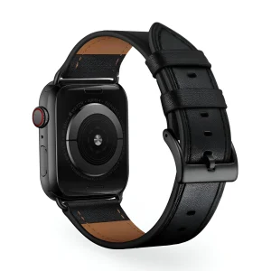 Bracelet Apple Watch, en cuir, mixte, modèle Jano