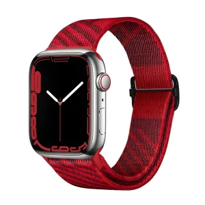 Bracelet Apple Watch, en nylon coloré, mixte, modèle Thal