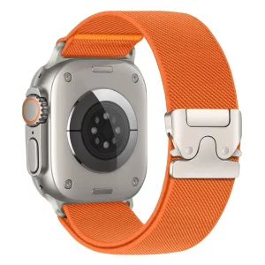 Bracelet Apple Watch, en nylon, mixte, boucle tactique, modèle Tarus