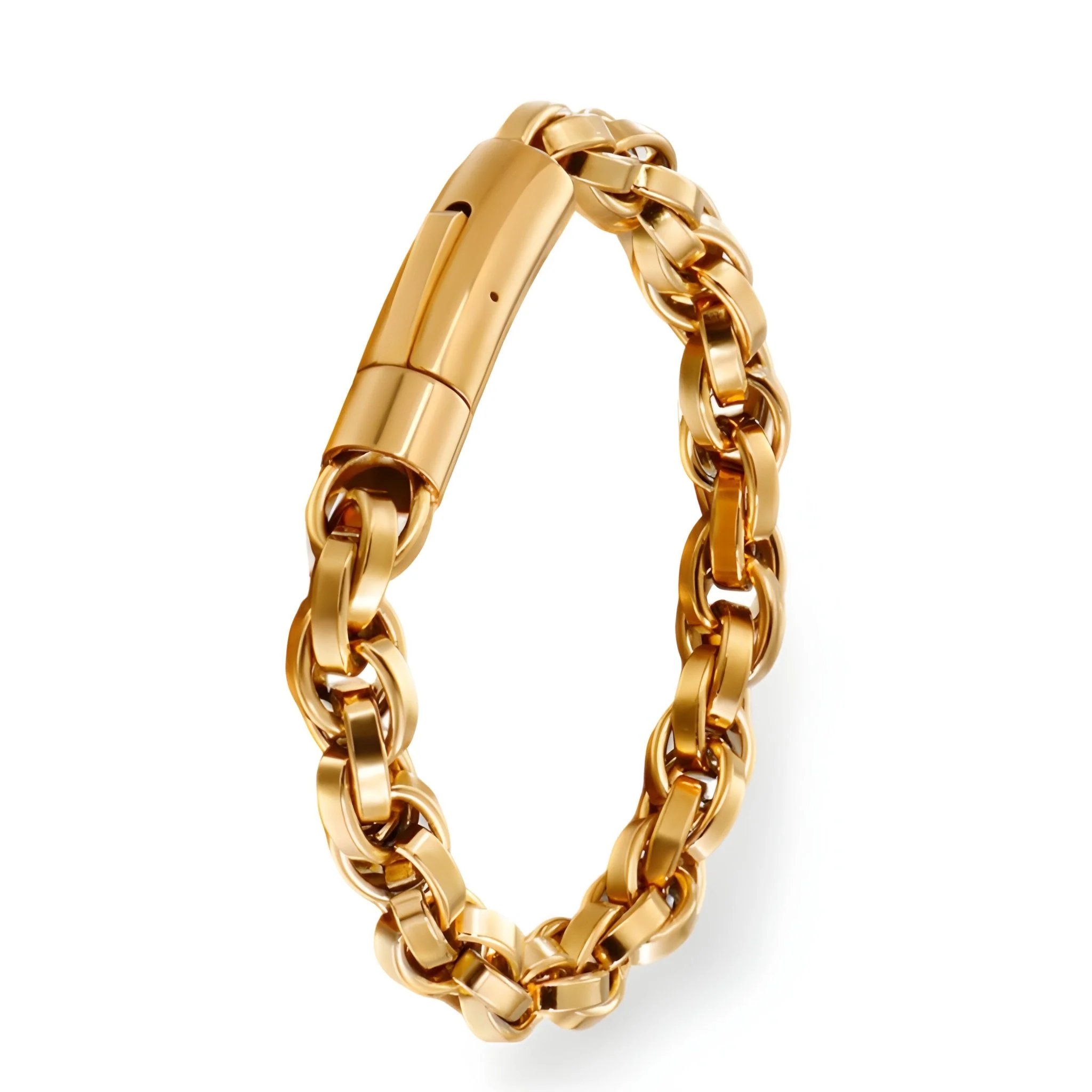 Bracelet en acier inoxydable pour homme, tendance et embellissant, modèle Arsène – Image 4