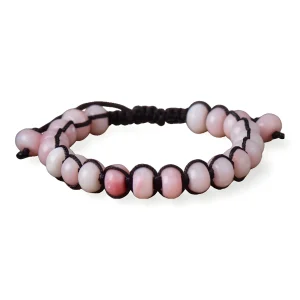Bracelet en opale rose pour femme, symbole d'amour, modèle Callie