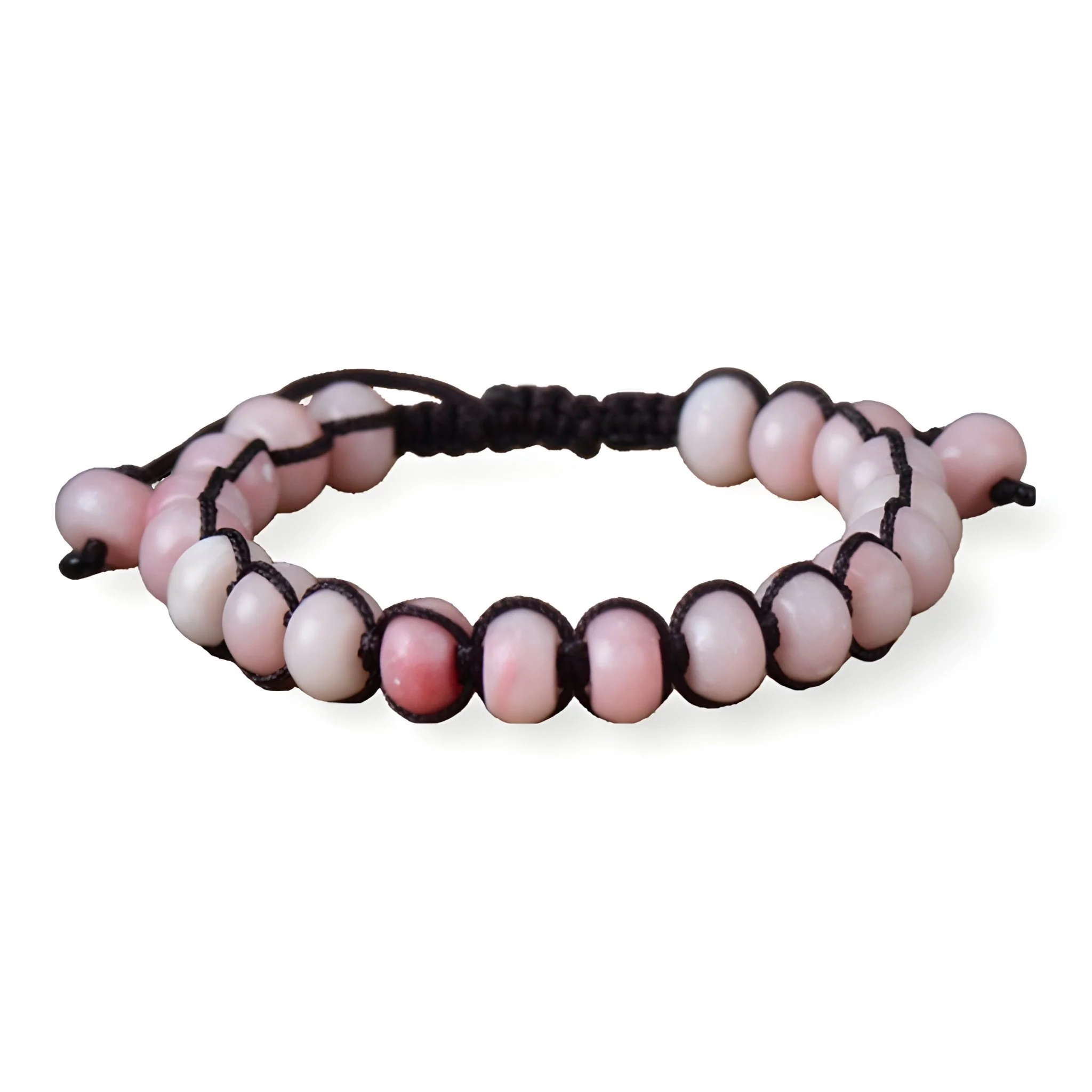 Bracelet en opale rose pour femme, symbole d'amour, modèle Callie