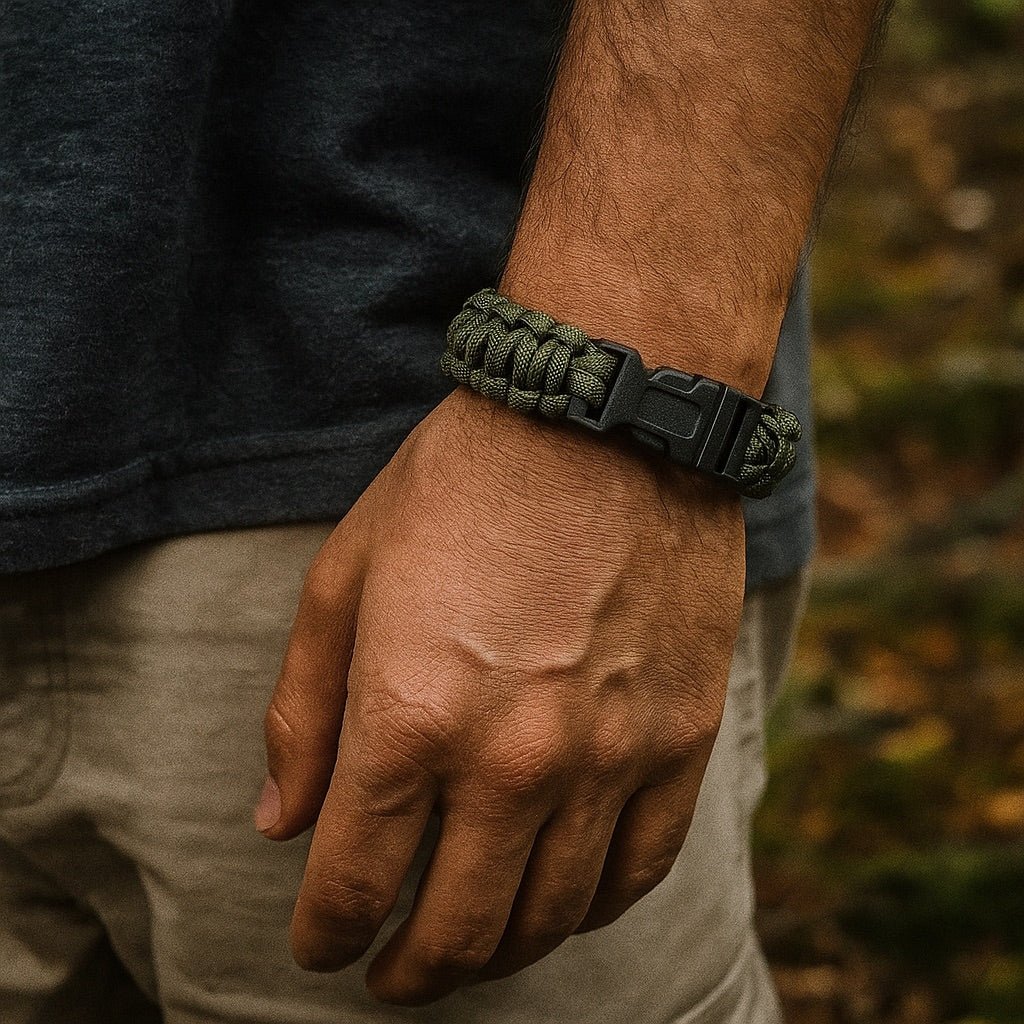 Bracelet en paracorde multifonction, bracelet de survie pour randonnée et aventure, corde déployable, modèle Simio – Image 2