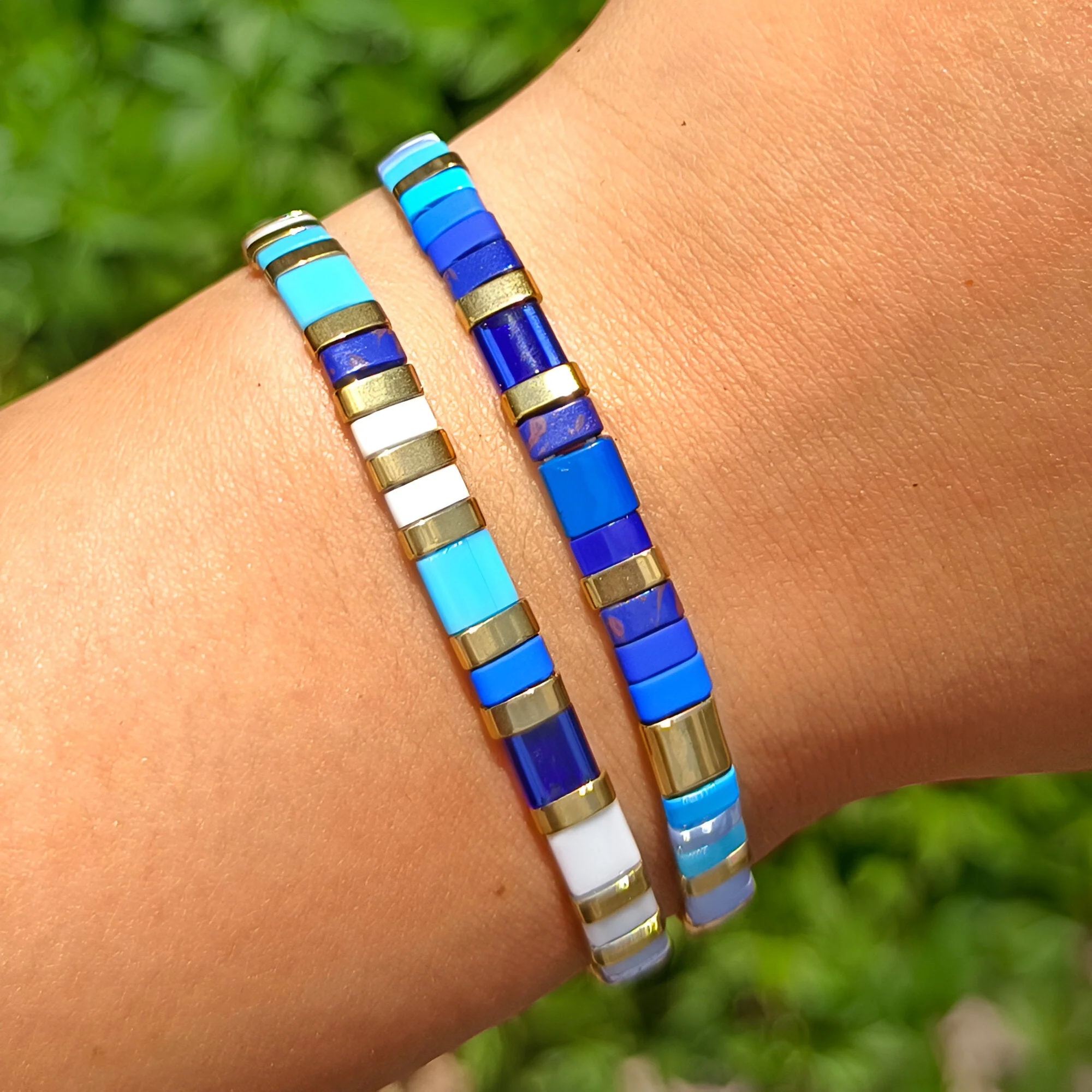 Bracelet en perles du Japon, pour femme, modèle Okawo – Image 2