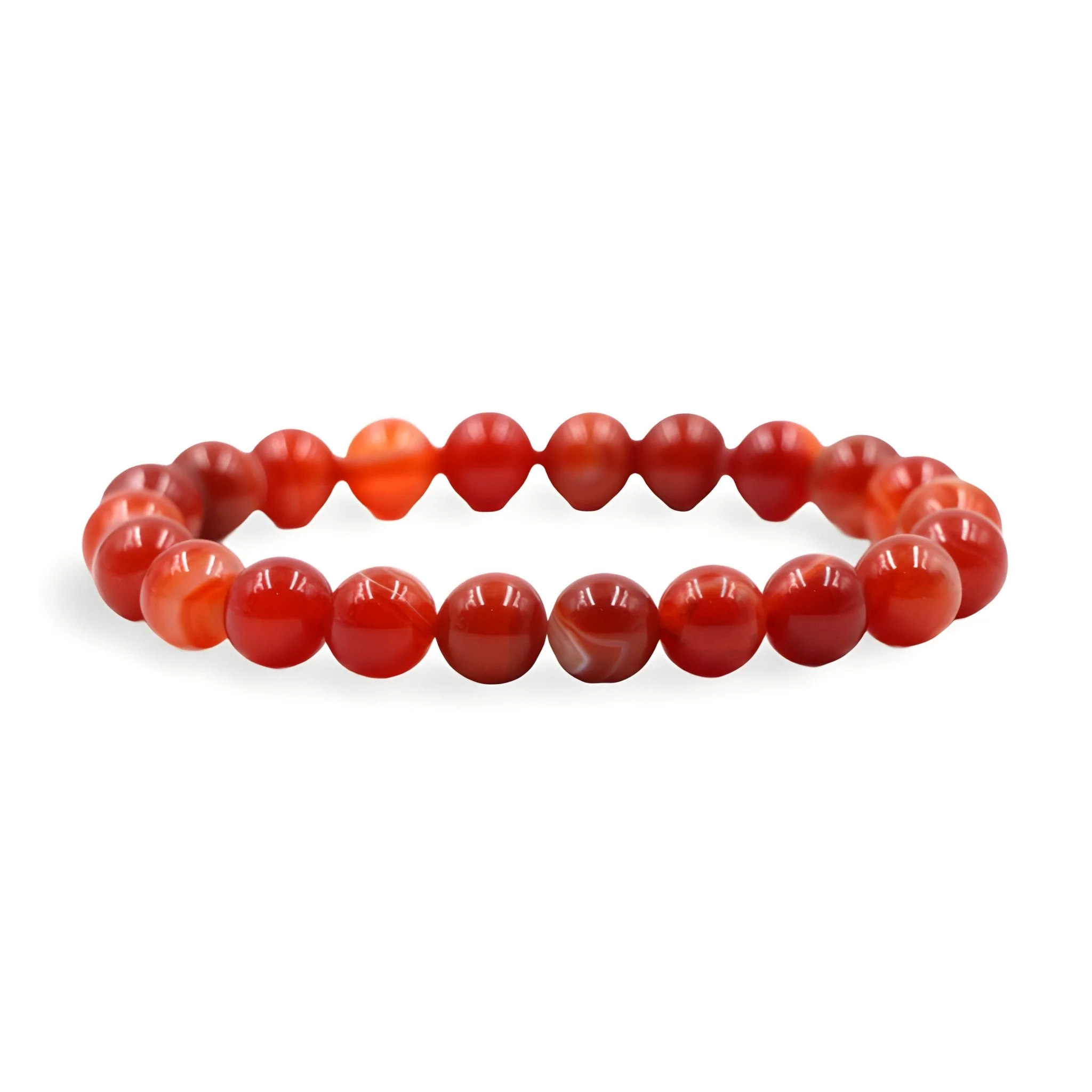 Bracelet en pierre d'agate, aux couleurs vives, mixte, modèle Marlo – Image 6