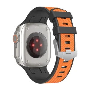 Bracelet en silicone hyper solide, résistant à l'eau, pour Apple Watch, ajustable, modèle Gox