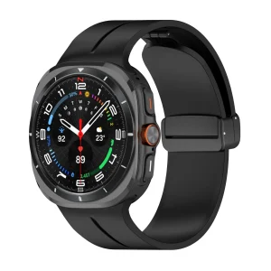 Bracelet en silicone magnétique, pour montre connectée, pour Samsung Galaxy Watch Ultra, modèle Likor