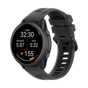 Bracelet Garmin Watch Quick Release et Ice Watch, de montre en silicone, remplacement rapide Garmin Forerunner, design aéré et léger, idéal pour le sport, modèle Gus