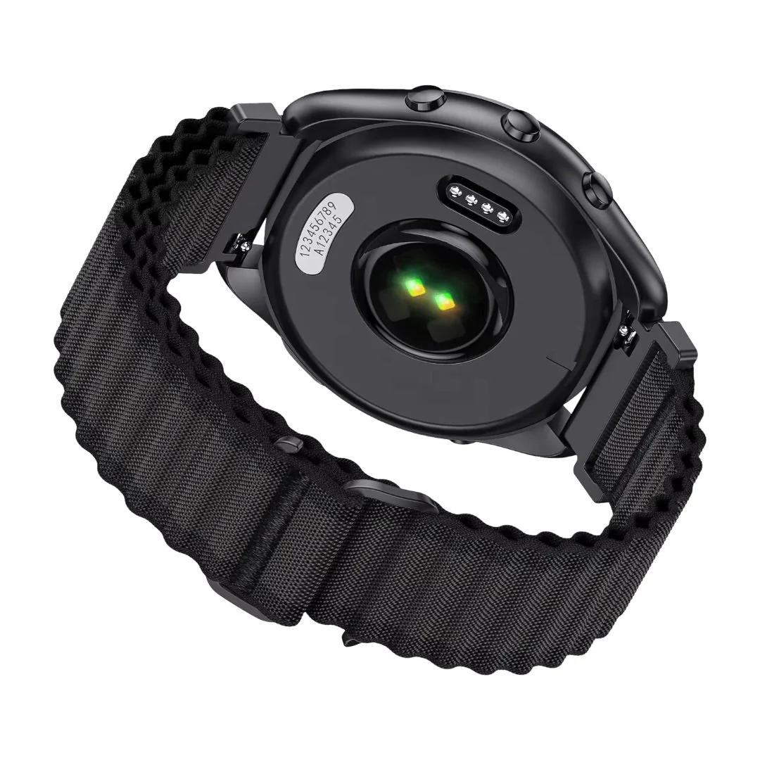 Bracelet Garmin Watch Quick Release et Ice Watch, sport en nylon ondulé, confortable et résistant, pour montre connectée 20mm ou 22mm, style outdoor, modèle Ipase – Image 7