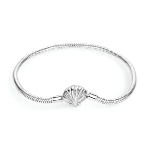 Bracelet pour charm, personnalisable, coquillage, pour femme, modèle Melania