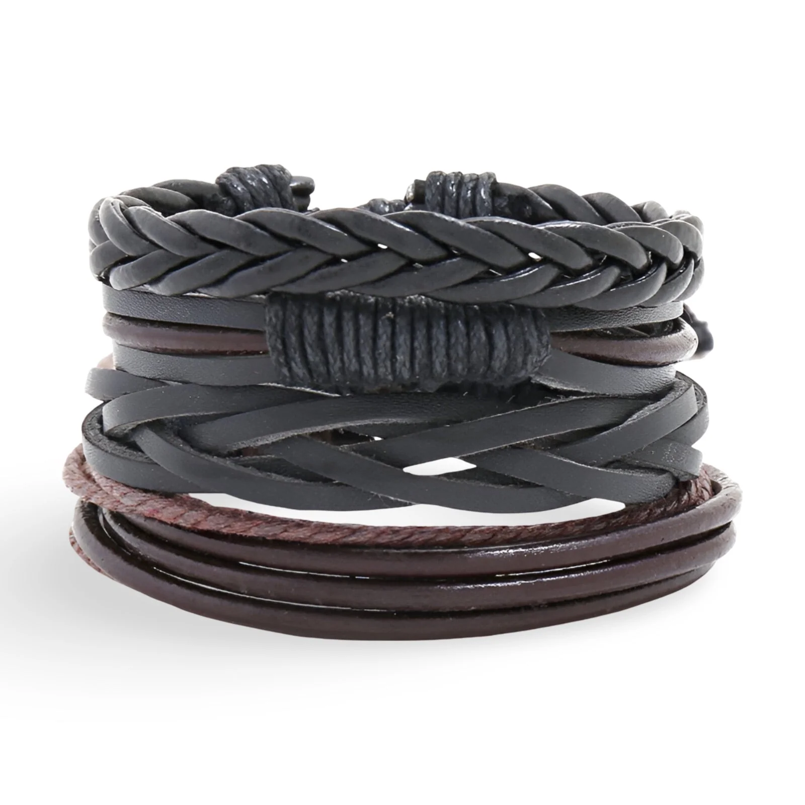 Ensemble de 4 bracelets, au look vintage, mixte, modèle Tagan