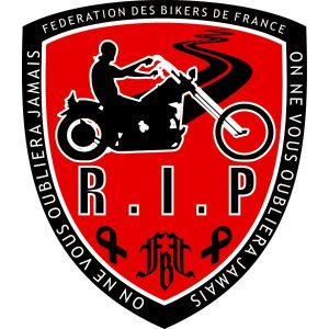 Sticker R.I.P. (Rest In Peace) – Fédération des Bikers de France
