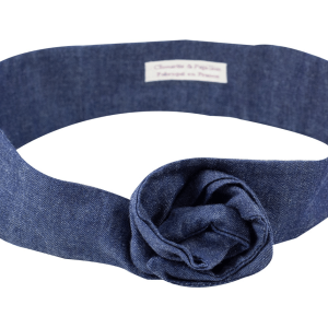 Bandeau flexible jean foncé