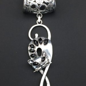 Bijou d’écharpe – Chat