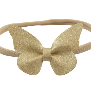 Bandeau papillon or
