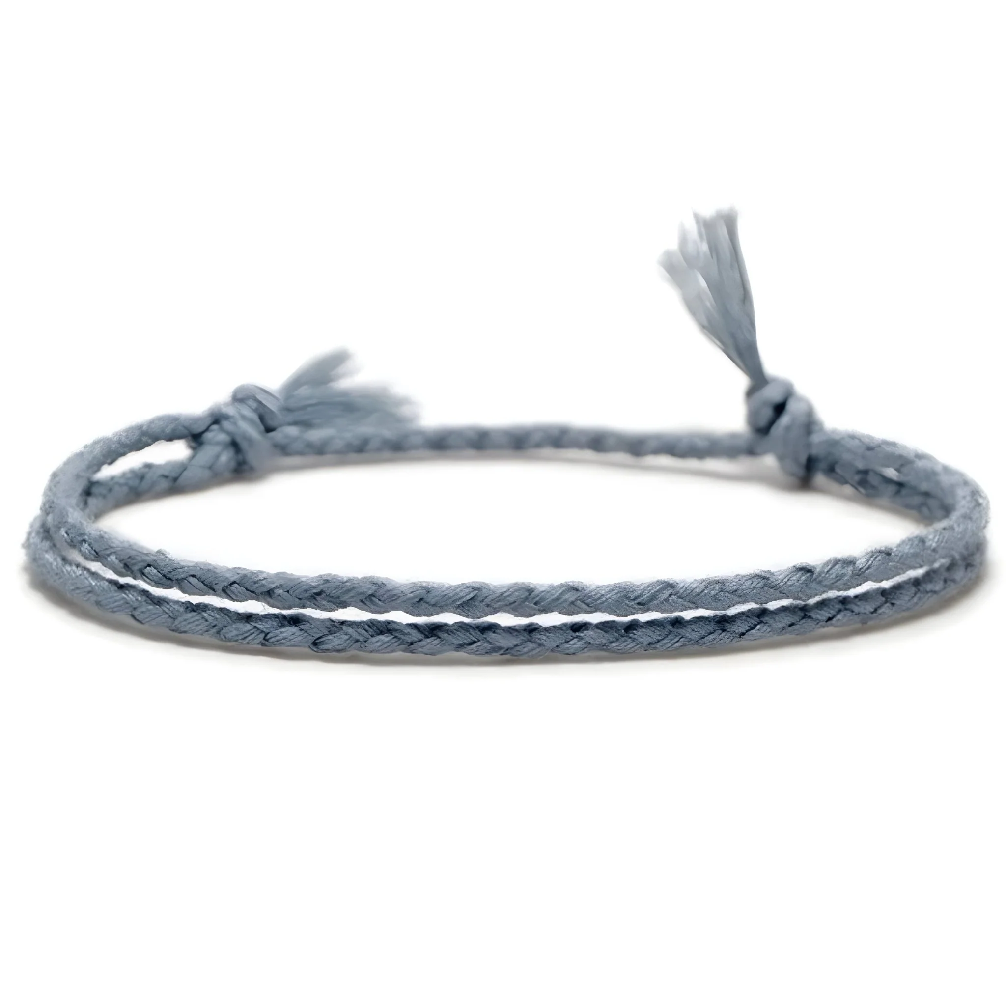 Trio de bracelets tibétains porte-bonheur, en coton, corde et argent, pour homme, modèle Stuart – Image 9
